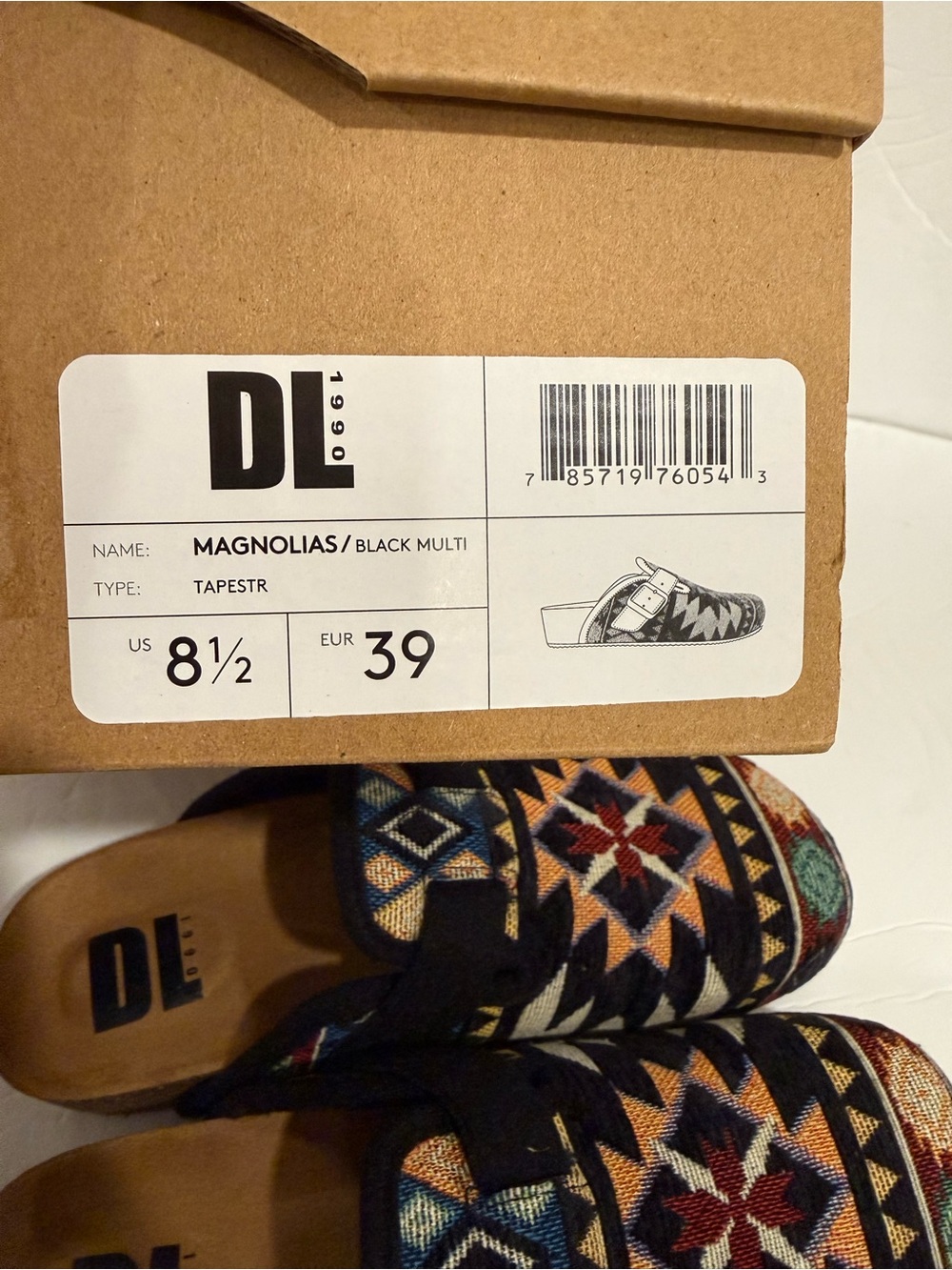 NEW‼️Dirty Laundry “Magnolias” Clog -8.5 Black - Picture 3 of 11